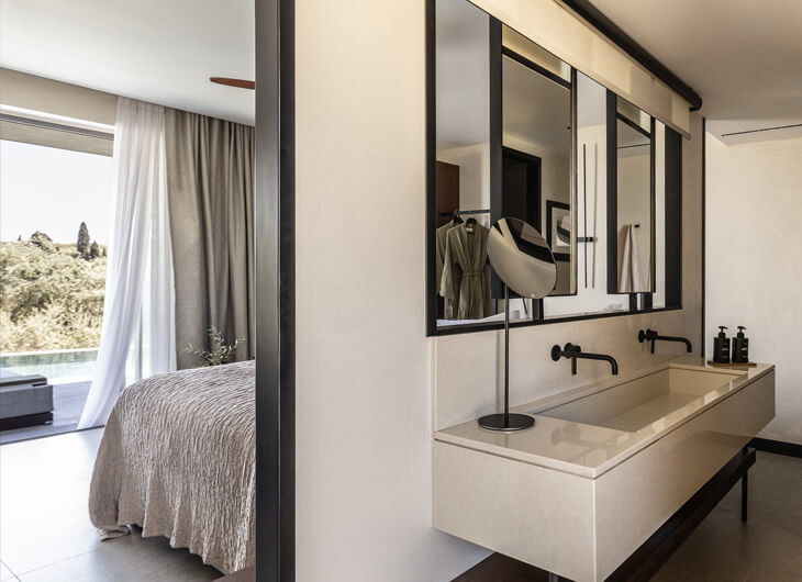 Zakynthos Hotel Deluxe suite bedroom view